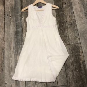 Simple Summer White Dress